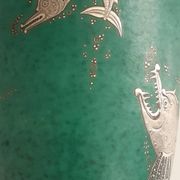Wilhelm kage 'argenta' ceramic vase for gustavsberg sweden 1940s marked