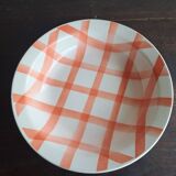 Moulin des loups red checkered dish