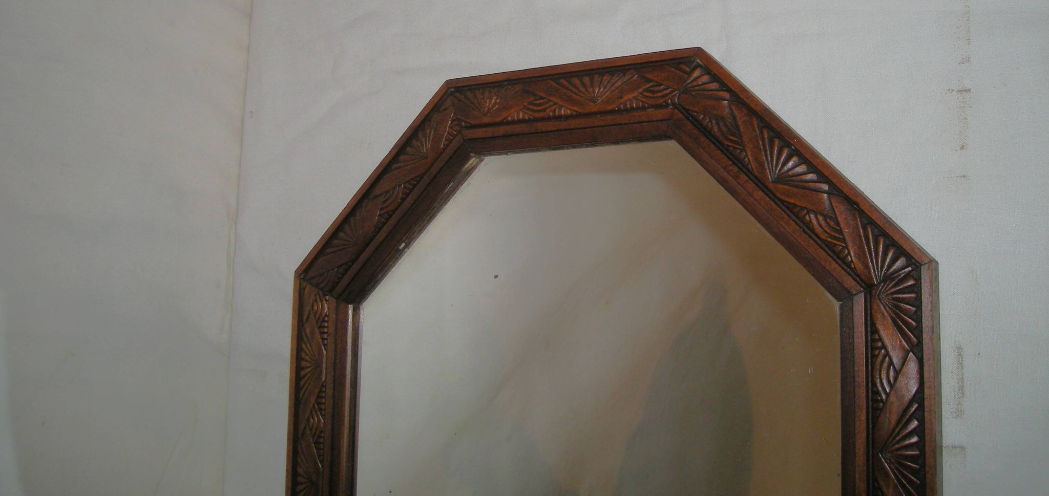 Miroir tablette mural art déco des années 30