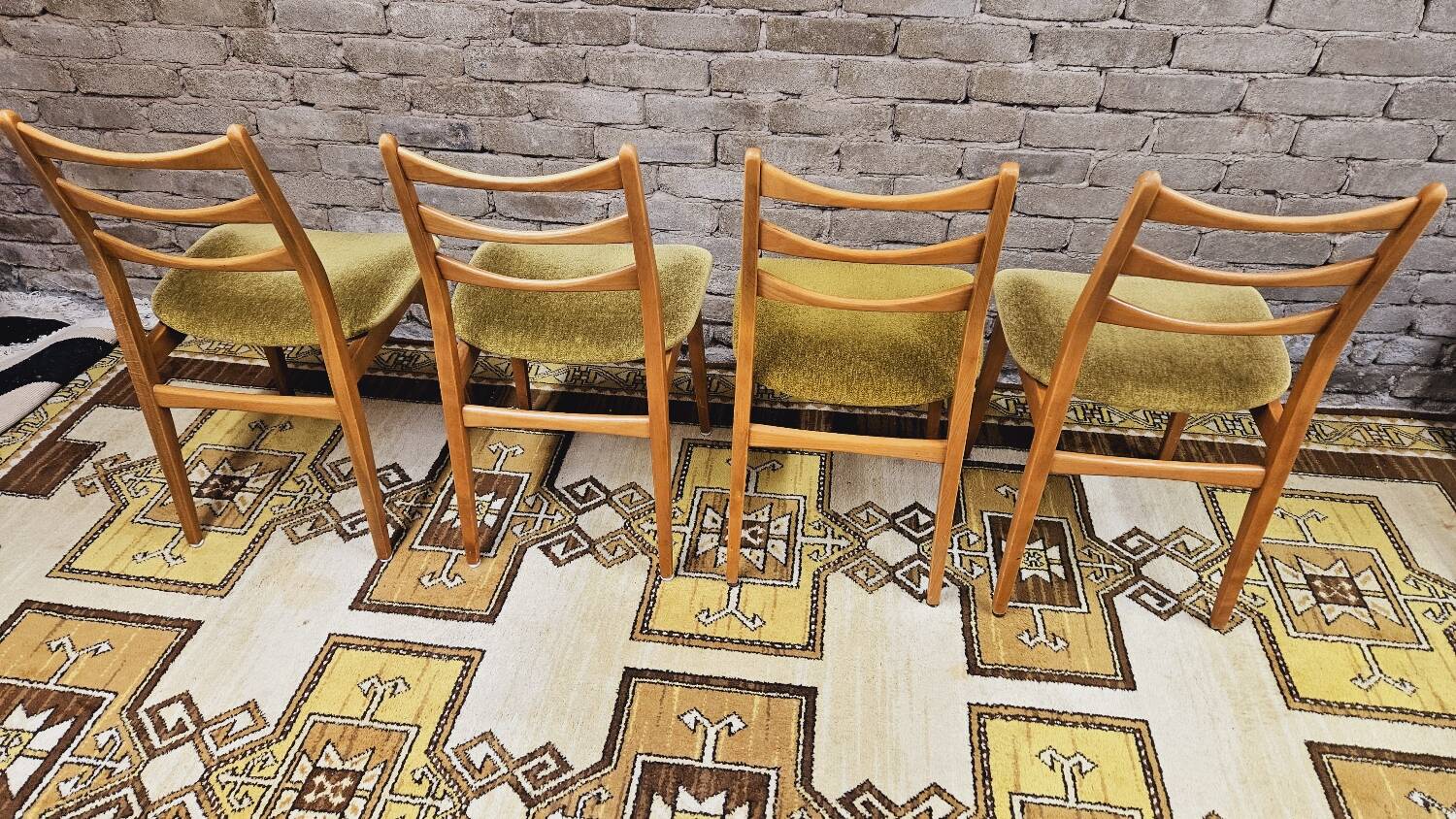 Set de 4 chaises scandinaves par Bähre Mignon Möbel 1960