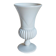 Antique milk glass baluster vase early 20th century