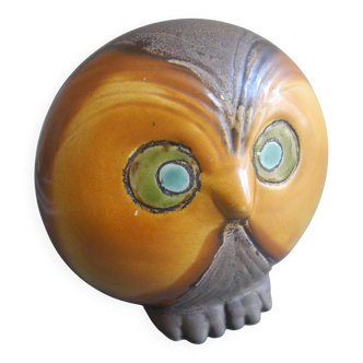 vintage ceramic owl pottery by Eduardo Vega