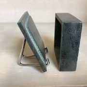 Grey and blue ring holder tray