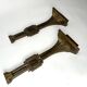 Italian Deco Style Wall Lamps in Bronze attributed to Banci, 1970s, Set of 2