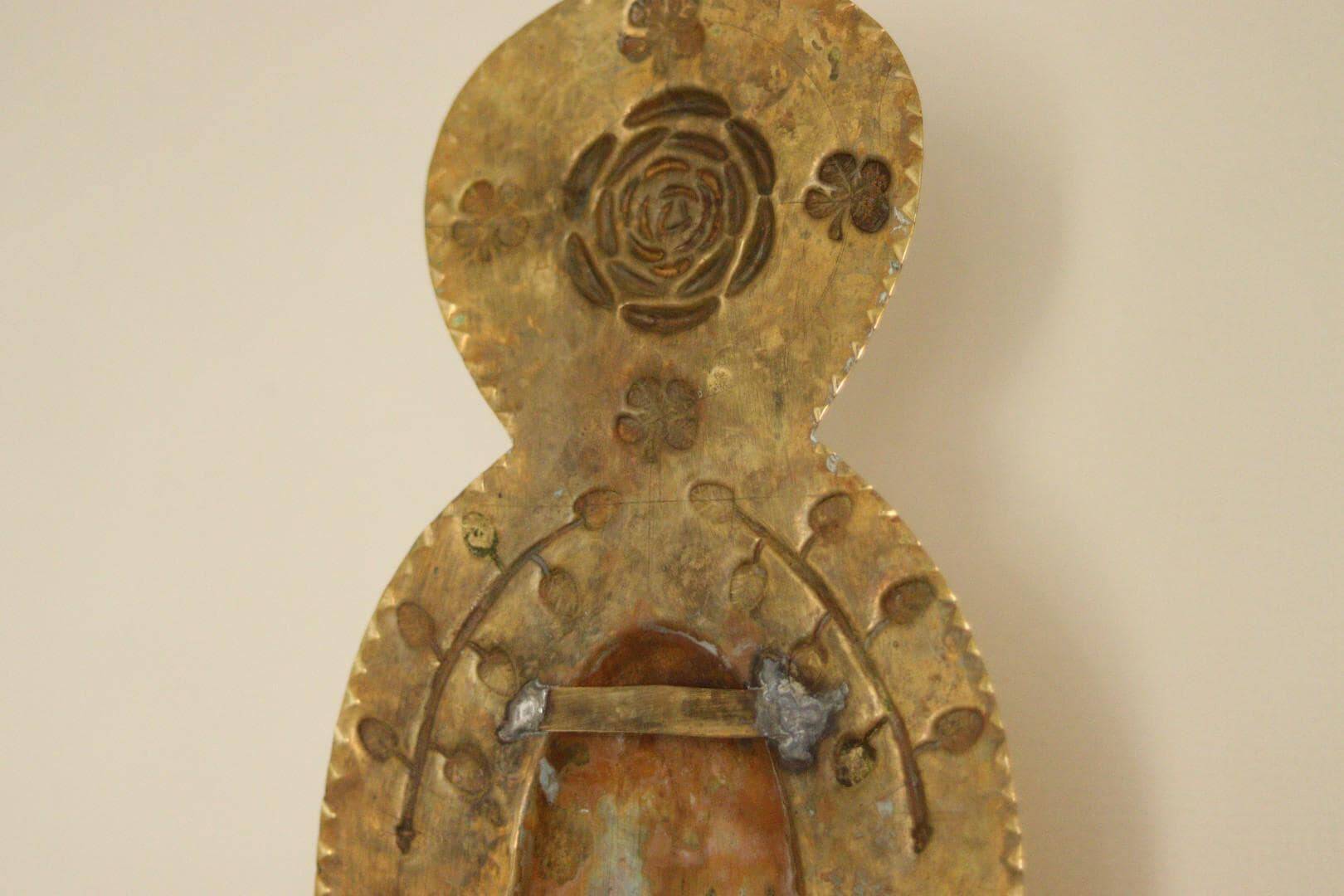 Pair of large mid-century Swedish brass sconces