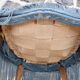 Blue velvet toad armchair