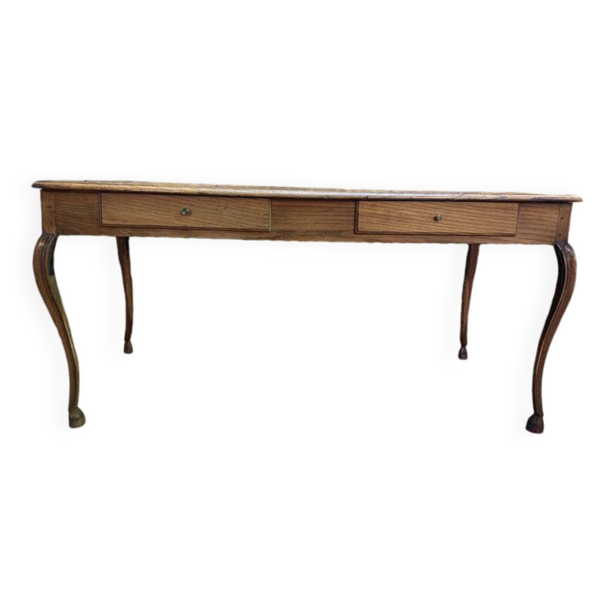 Bureau - Console d'entrée en chêne époque Louis XV