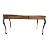 Bureau - Console d'entrée en chêne époque Louis XV