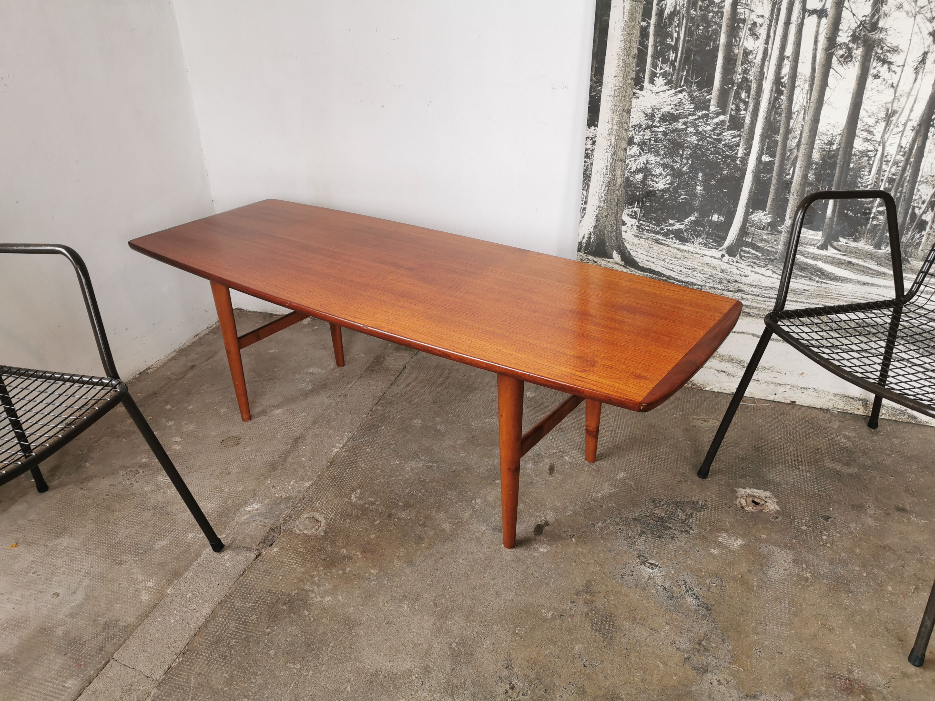 Scandinavian teak coffee table Alberts Tibro