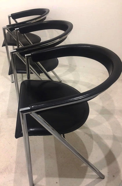 Set of Arrben armhairs model Giannini