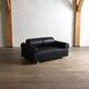 Marzio Cecchi sofa daybed in buffalo leather, Italy 1970s
