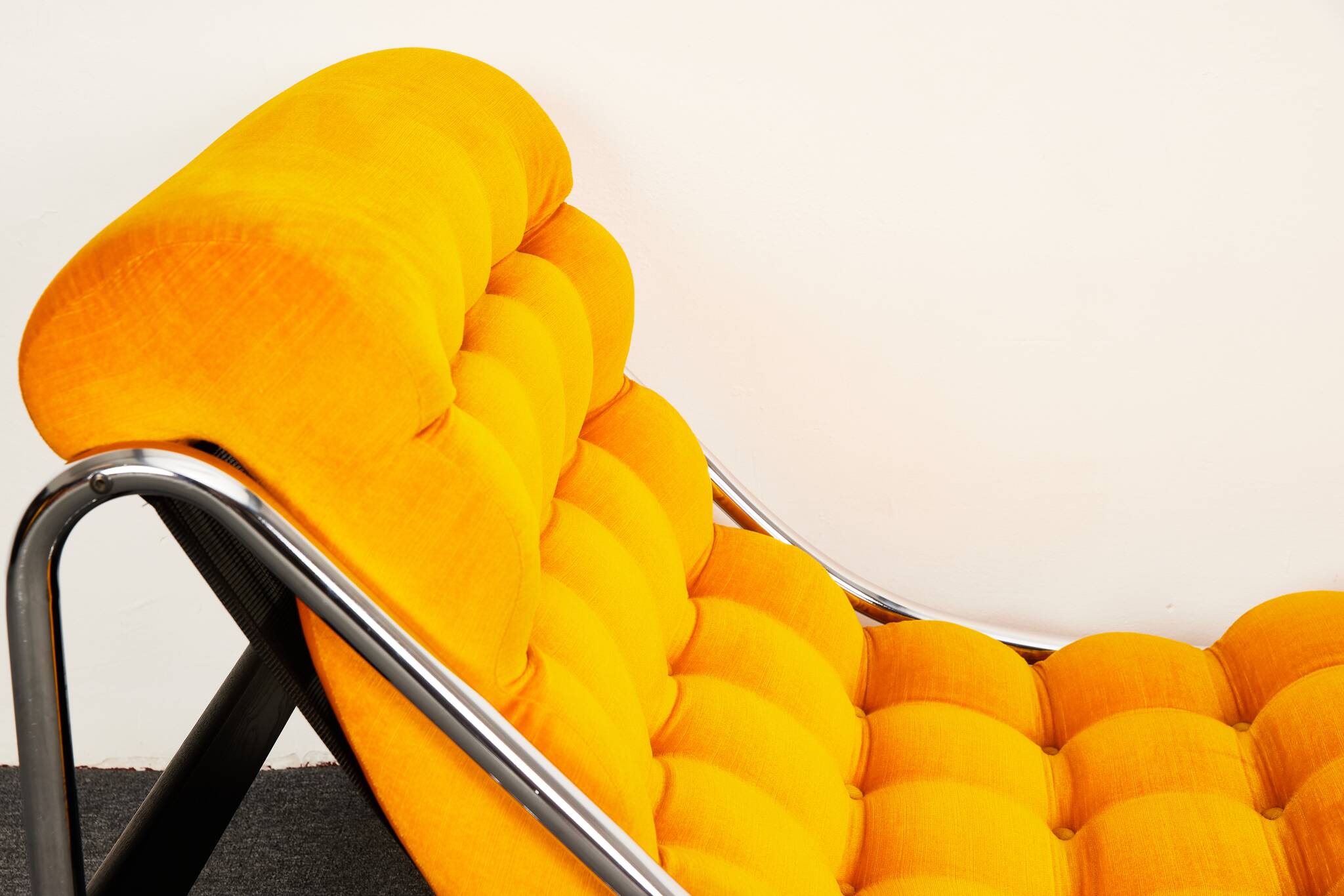 Fauteuil lounge vintage Impala jaune par Gillis Lundgren pour IKEA, Suède, 1972
