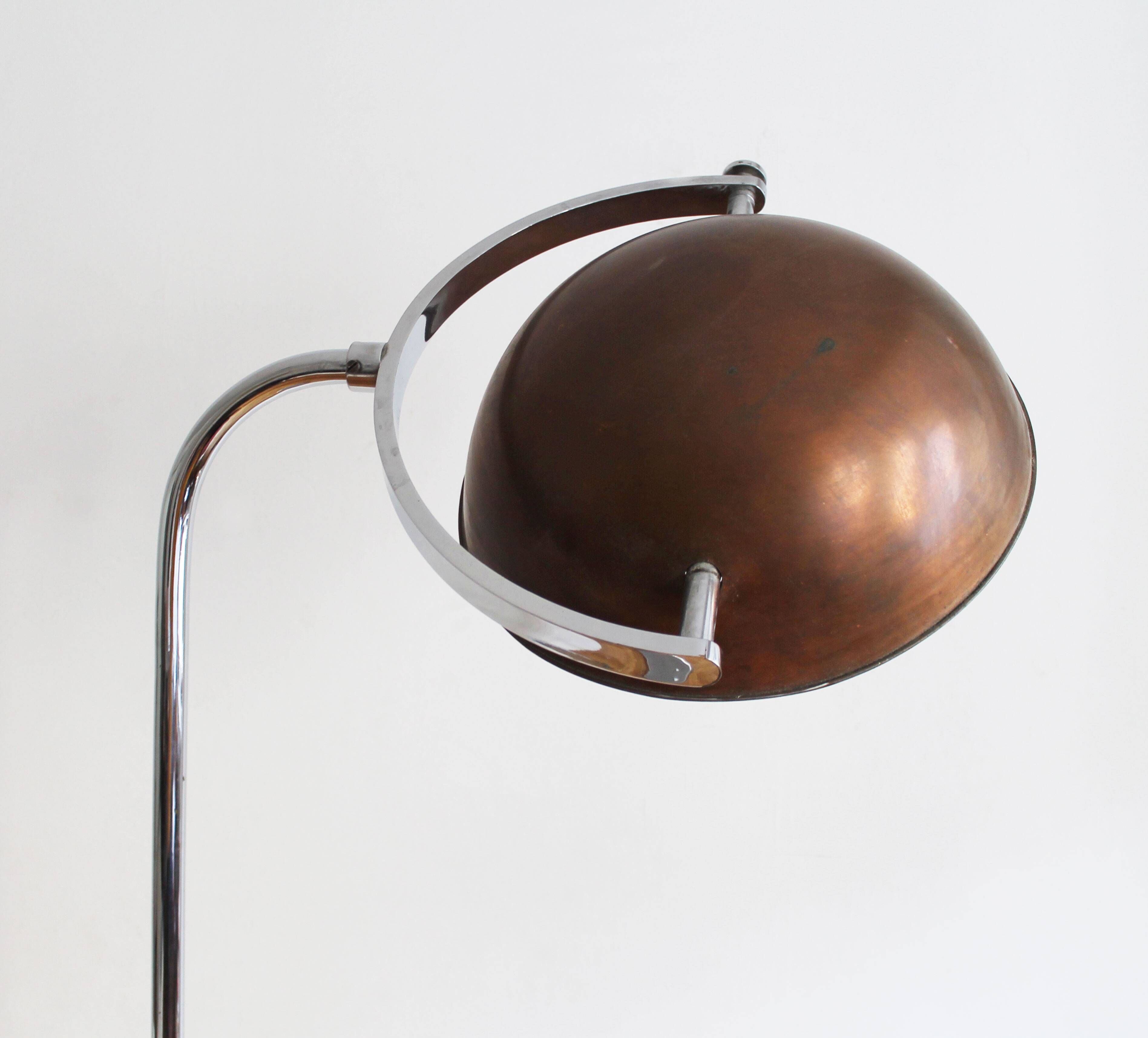 Lampadaire moderniste des années 1930