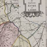 Old map Eure et Loire