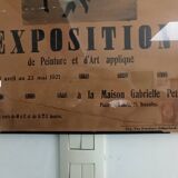 Poster for the 1921 Applied Art Exhibition. Illustrated by E. Jacqmain