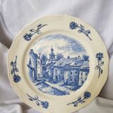 Assiette de roses vintage Villeroy & Boch fabriquée au Luxembourg