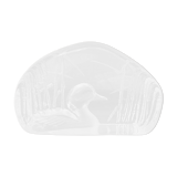 Canard bloc de cristal de suède