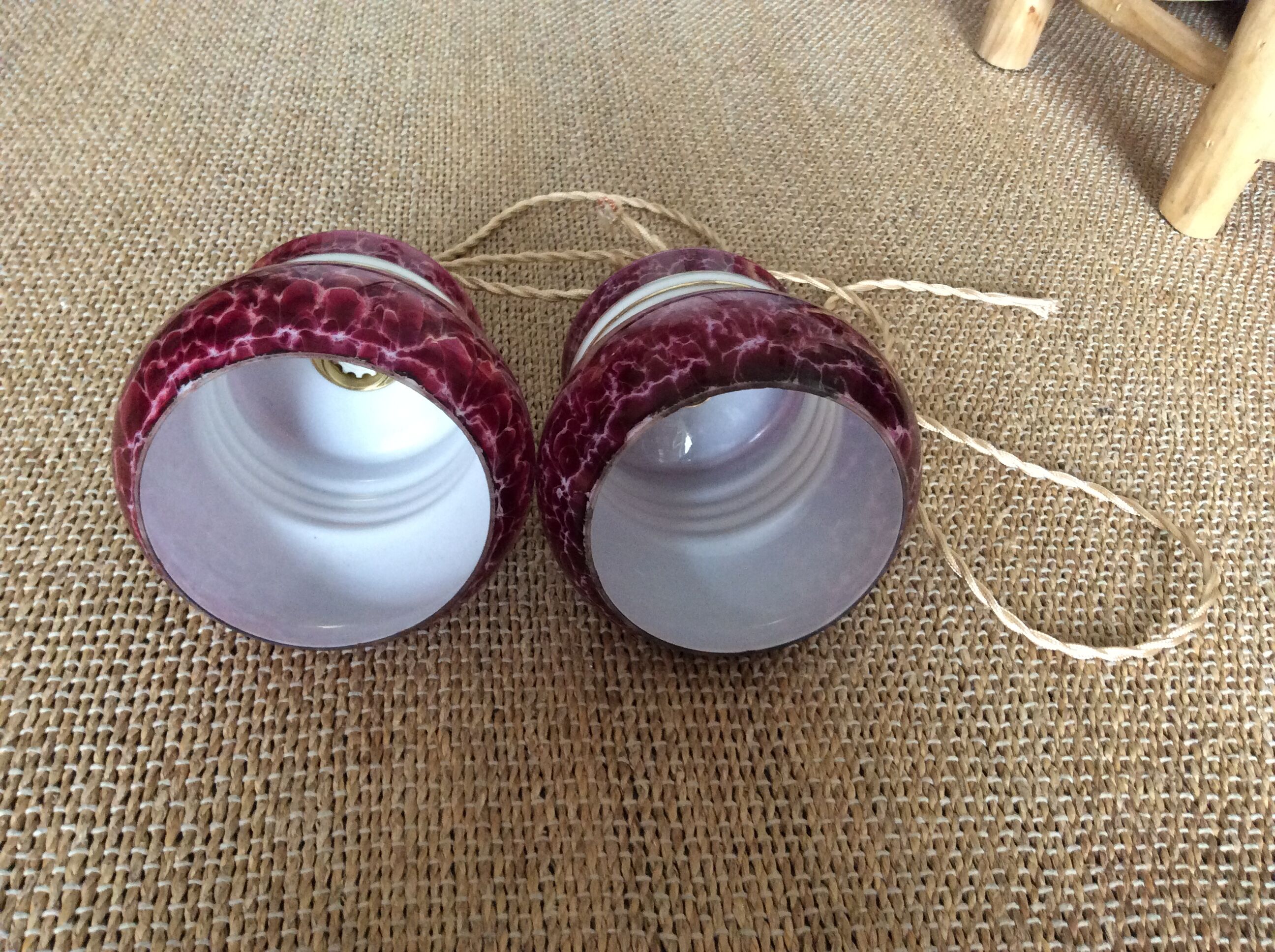 Vintage pendant lamps