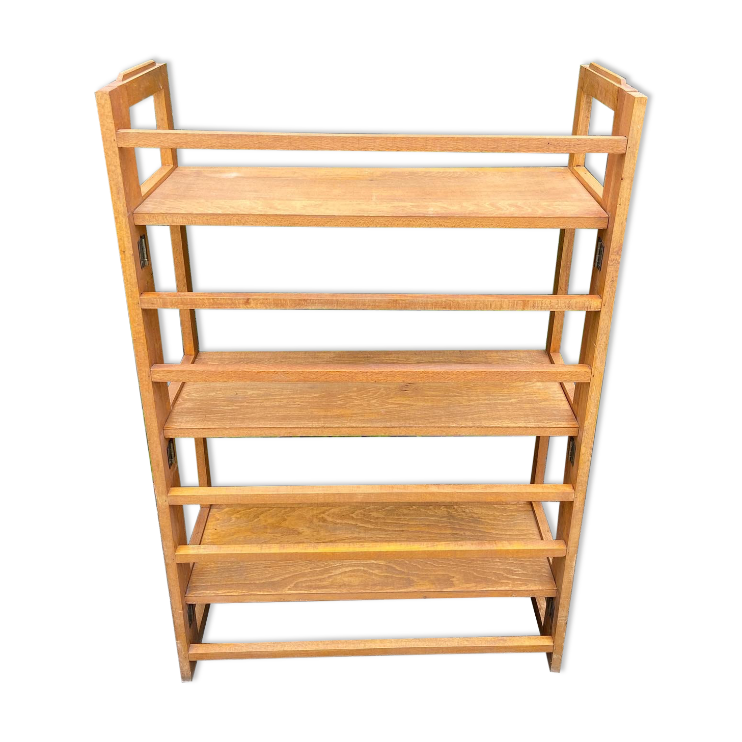 Vintage folding bookseller shelf