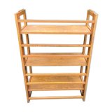 Vintage folding bookseller shelf