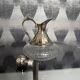 Small vintage carafe / jug in crystal and silver-plated metal – Style L