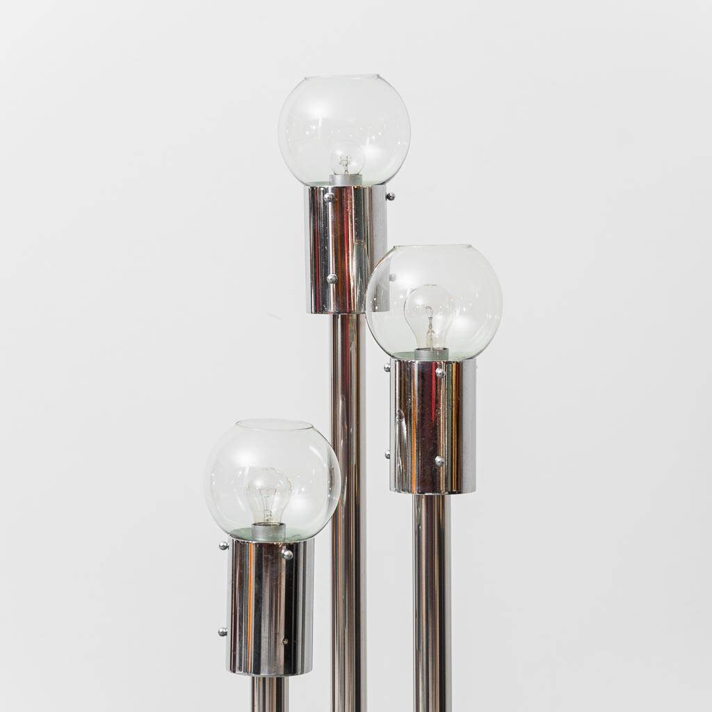Floor lamp with 3 lights by Toni Zuccheri, 1970s vintage modernism