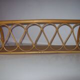 Rattan shelf