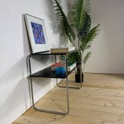 Table basse Bauhaus à deux niveaux par Marcel Breuer pour Thonet