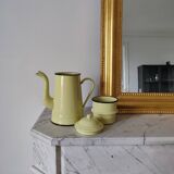 Large enameled coffee pot