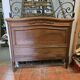 Old Louis XVI style oak headboard