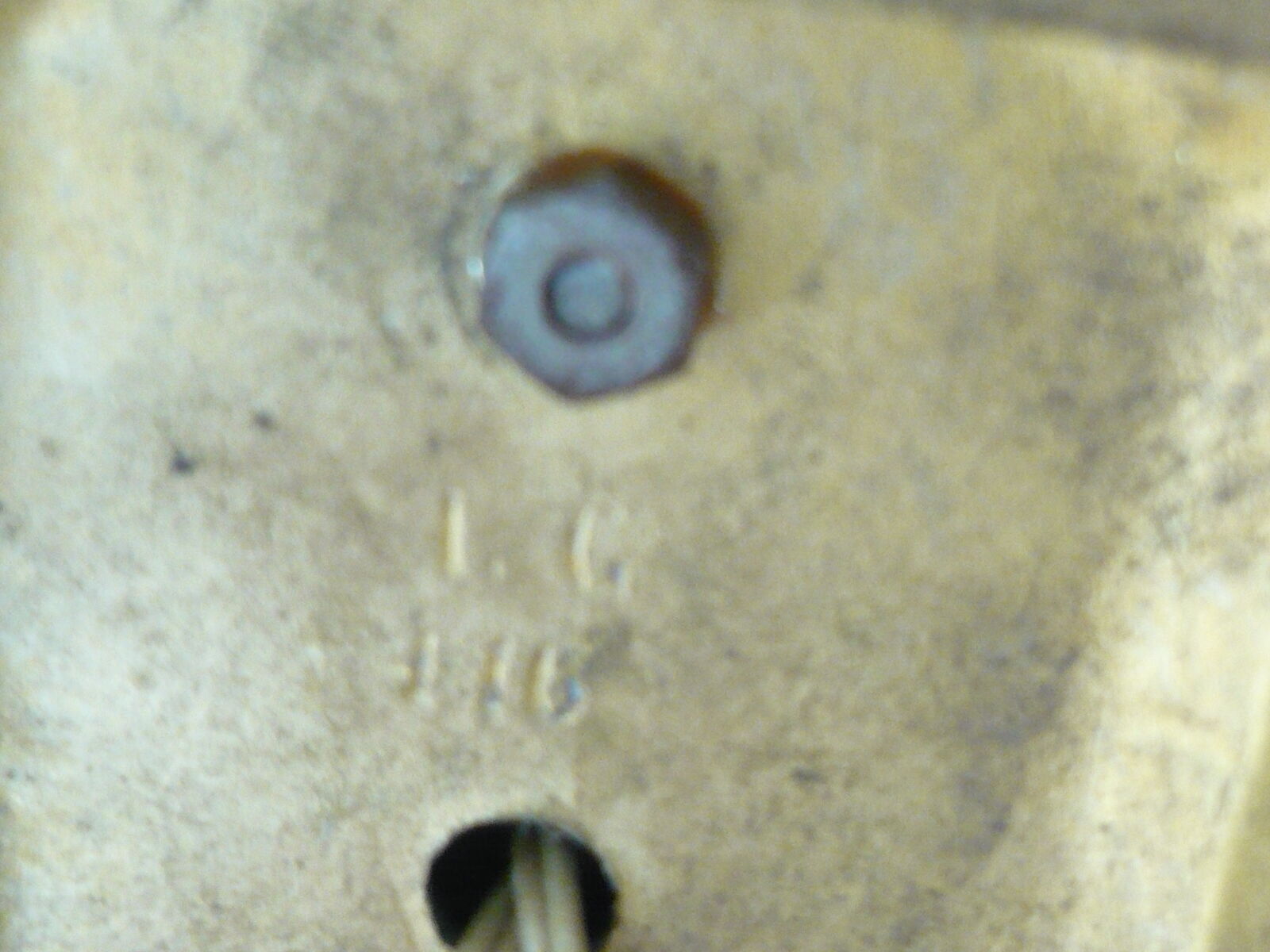 Empire lucien gau style gilt bronze wall lamp