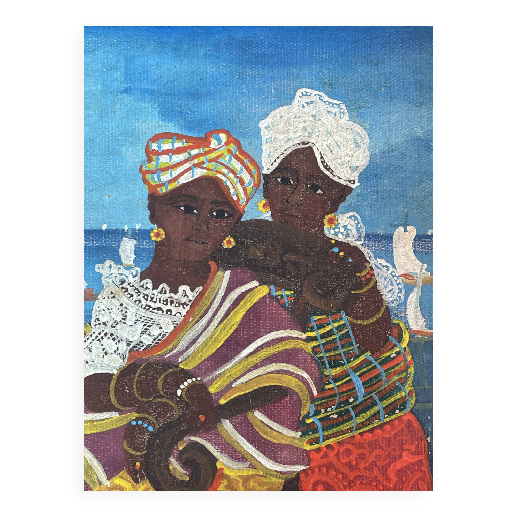 Ivan Moraes - Two Bahian women 1970 - Brazil