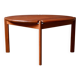 Solid wood coffee table, organic Scandinavian design, vintage retro 80s.