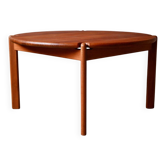 Solid wood coffee table, organic Scandinavian design, vintage retro 80s.