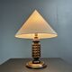 Midcentury French brutalist table lamp in the style of Charles Dudouyt, 50s