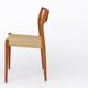 6 chaises danoises en teck par Niels Otto Møller Modèle 79, années 1960