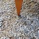 Vintage chest of drawers from the 50s/60s in golden mahogany 4 drawers feet bobbin