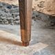 Antique French oak dining table – circa 1900 – farmhouse table with drawer