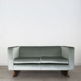 Canapé 2 places en velours Franco Albini pour Poggi, modèle DV33, Italie, années 1960.