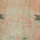 9x10 Soft Peach Turkish Vintage Rug, 186x287 Cm