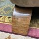 Méridienne époque art déco en velours taupe