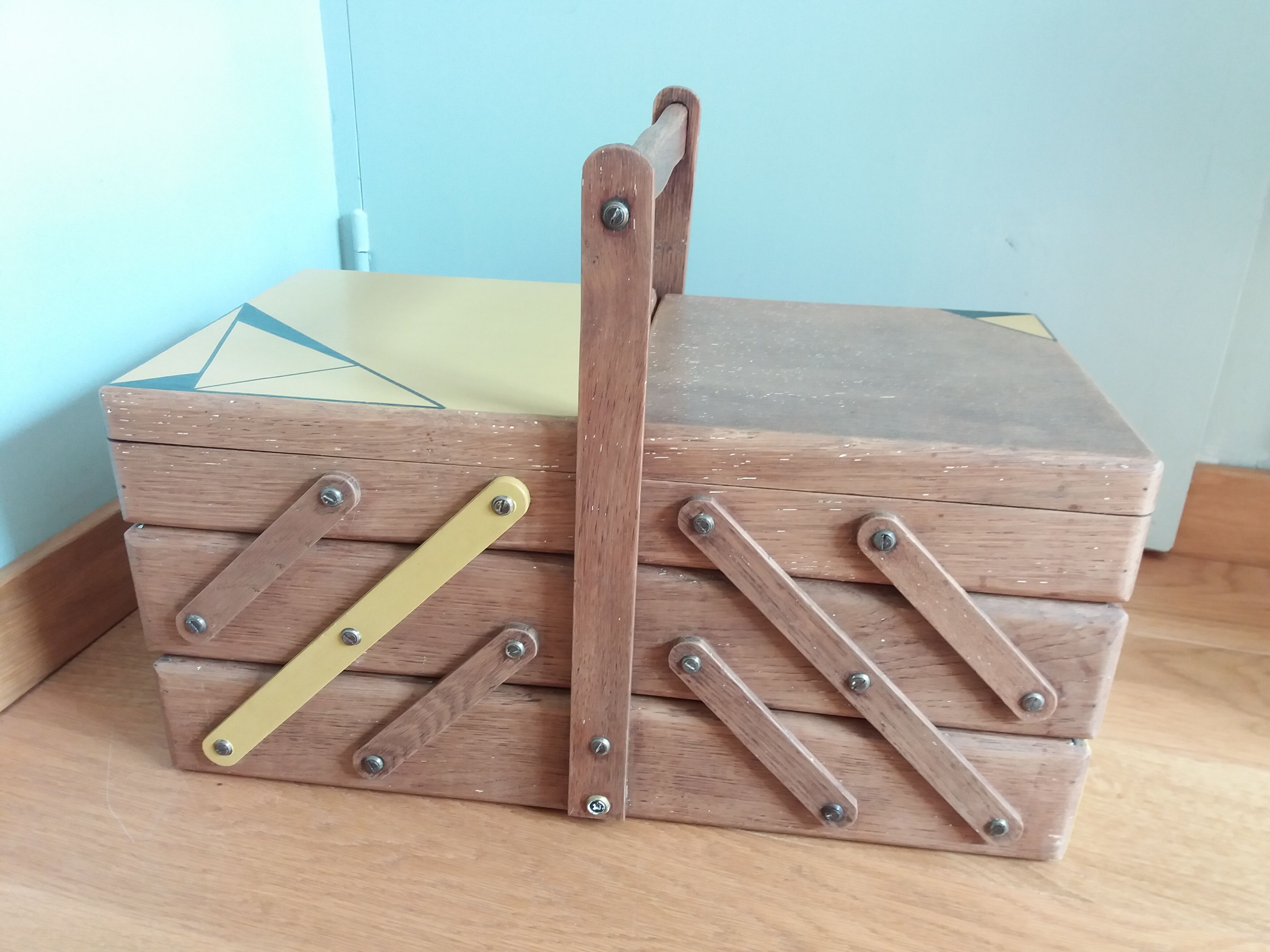 Sewing box worker seamstress revisited