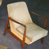 Chair of the 50s/60s vintage Recliner system