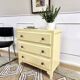 Commode vintage peinture beige