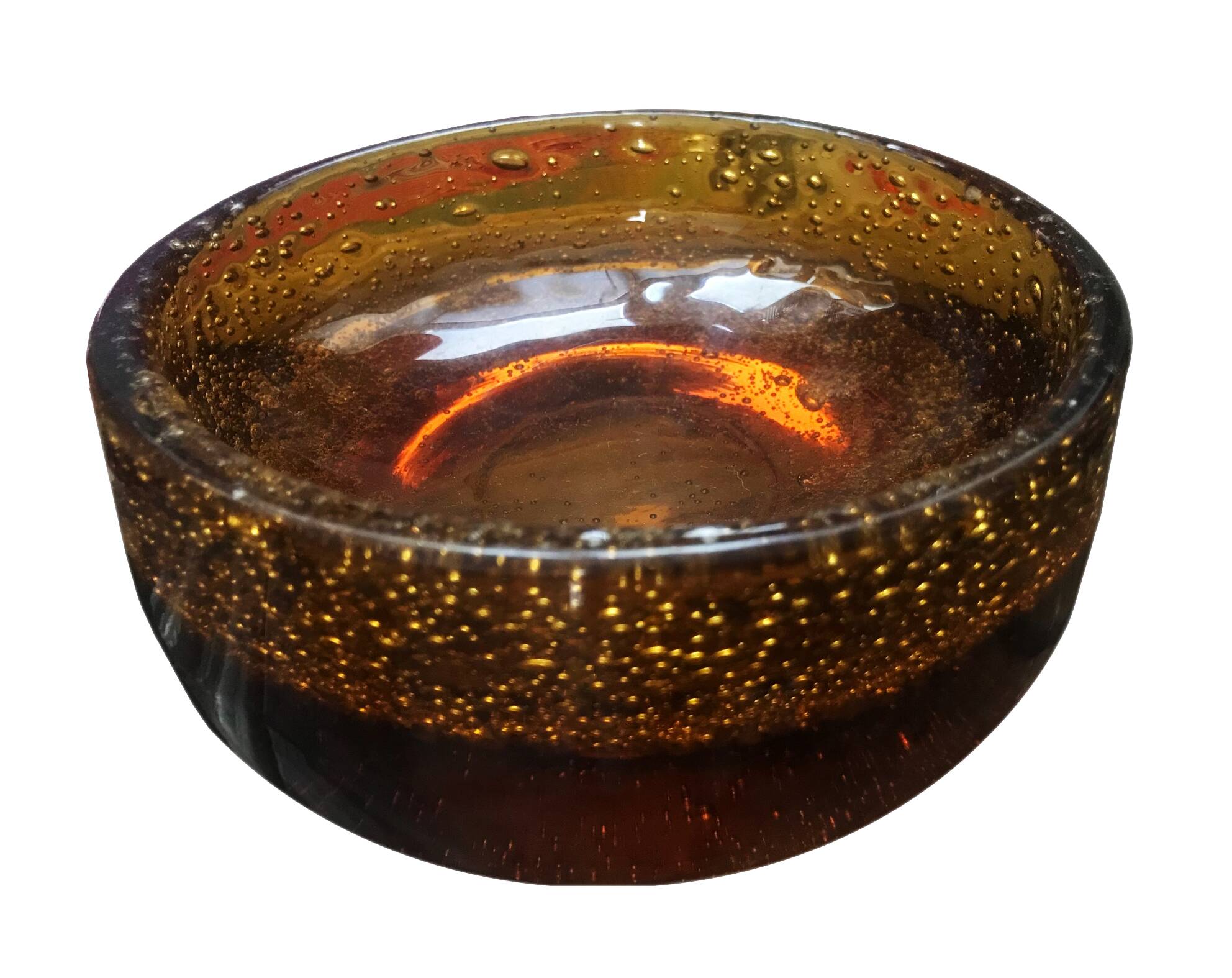 Vintage Cup • Bubble Glass • Biot Glassworks • 1960