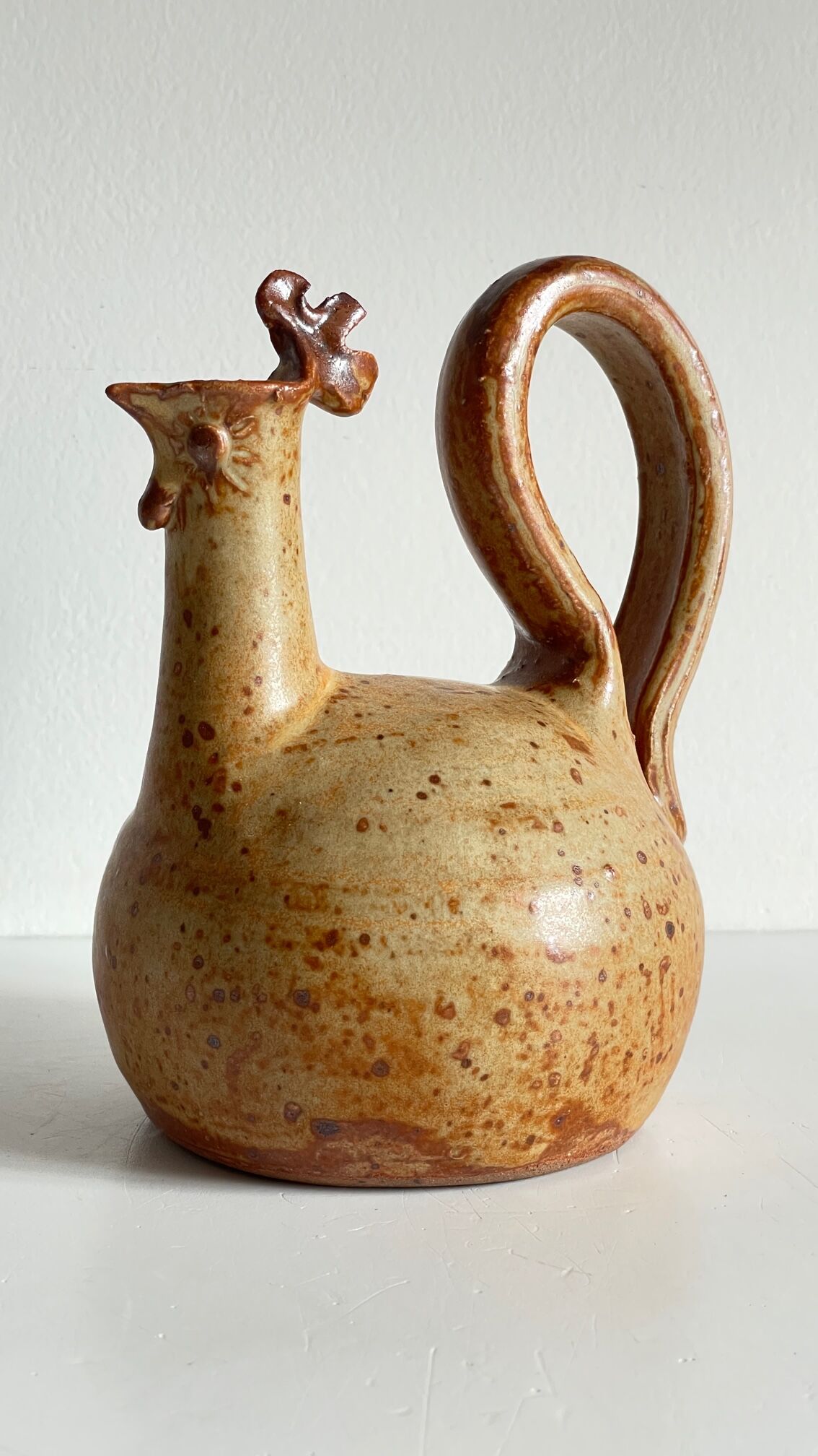 Ceramic Zoomorphic Rooster shape Vintage