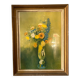 Framed reproduction "Wildflowers" after Odilon Redon