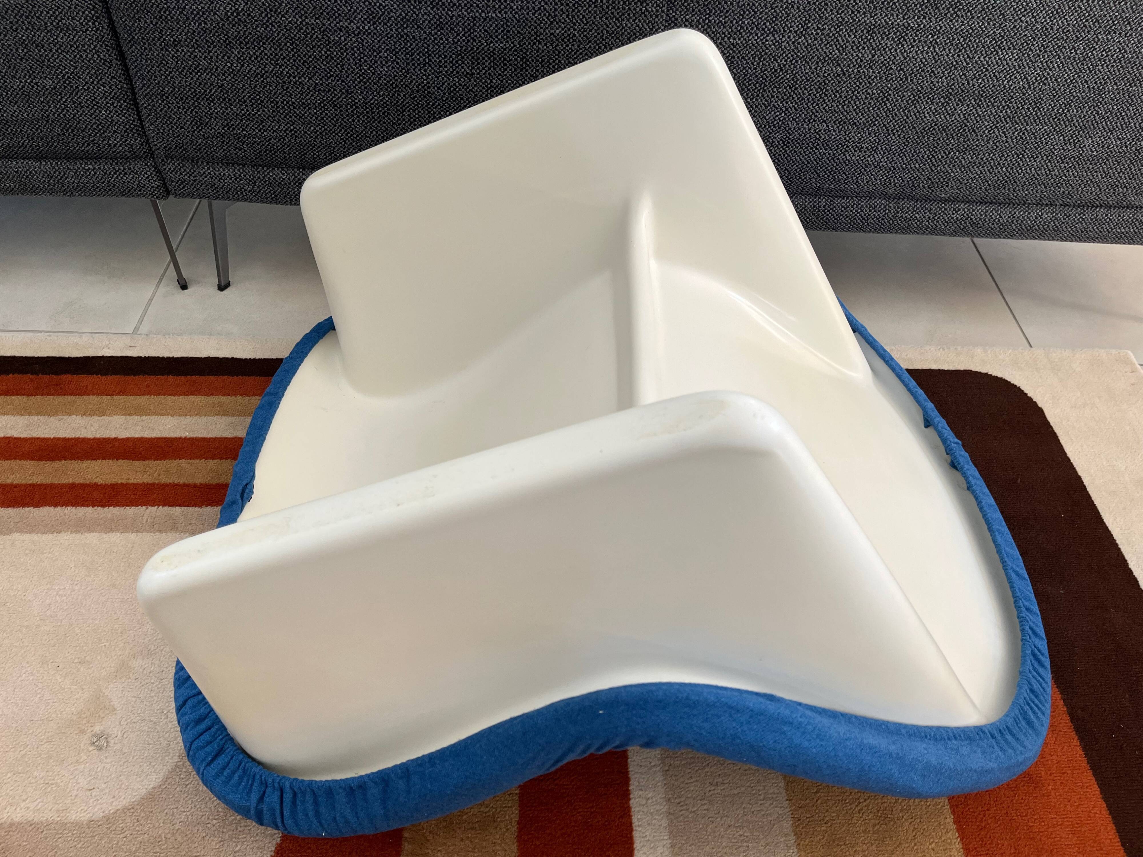 Rare Chauffeuse Sadima par Luigi Colani pour Basf 1970