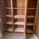 Art deco cabinet in carved wood