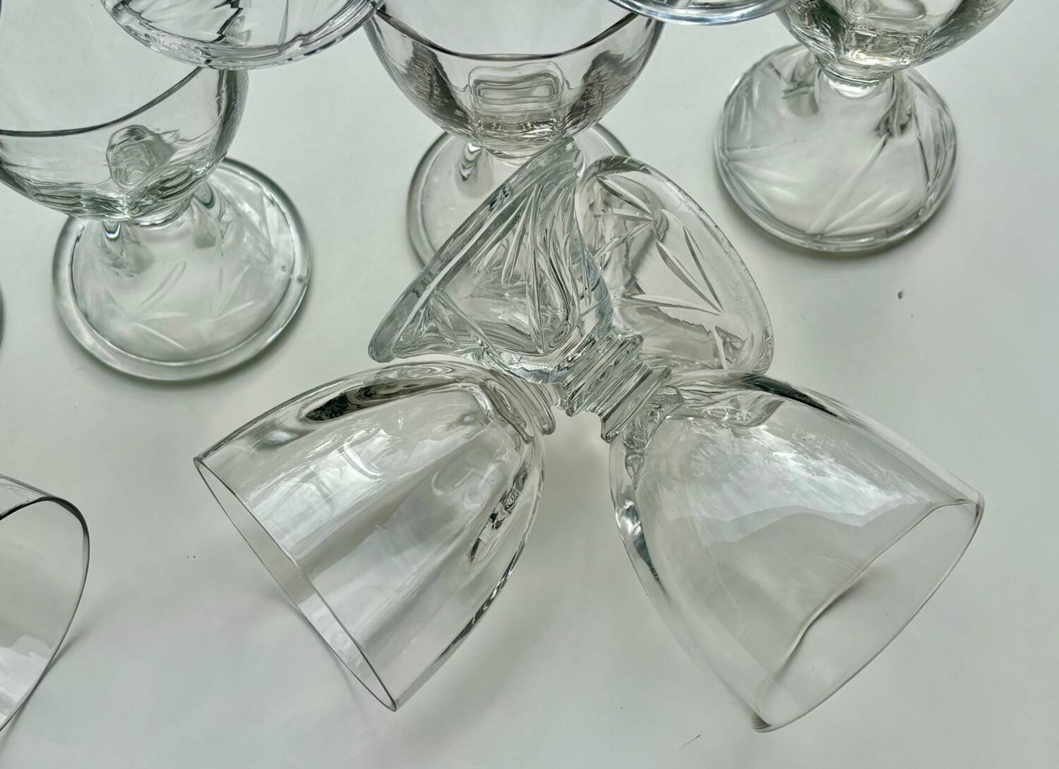 Verres Saint Louis Crystal modèle Cluny